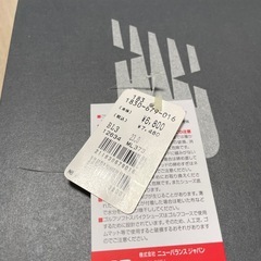 23センチ　ニューバランス　グレーメッシュスニーカーの画像