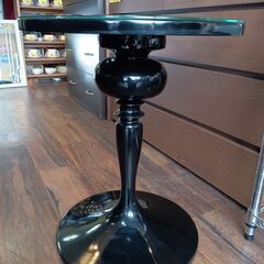 Garret　Interior　ITALY　サイドテーブル　ミラー　ラウンドテーブル　コーヒーテーブル　アンティーク　サイズ（約）幅45×奥45×高55　　■近隣配送無料 買取GO‼　栄和店の画像