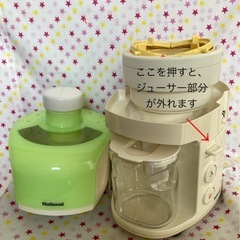 ナショナル【ジューサー、ミキサー】のみの画像