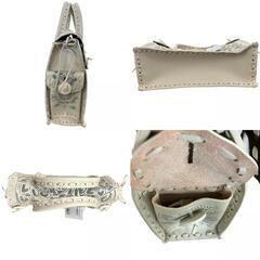 SG00001 現状品 GRACE CONTINENTAL グレースコンチネンタル GRACE CONTINENTAL ハンドバッグ ⭐︎定価¥42.000- キナリ Carving Tribes 牛革 レディース [0000000000596]の画像
