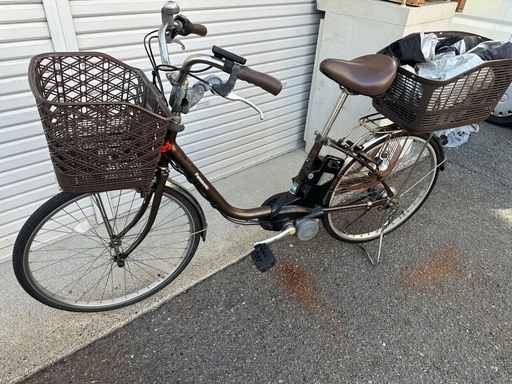 【お渡し完了】Panasonic24インチ電動アシスト自転車バッテリーほぼ新品