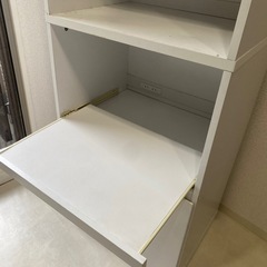 LOWYA 食器棚　幅59×奥行45×高さ178 の画像