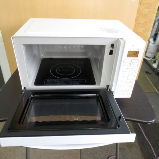 2023年製 ニトリ フラットタイプ 電子レンジ EM-520X-BK あたため/解凍 50Hz/60Hz共用 NITORI レンジ 