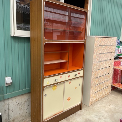 【昭和レトロ】食器棚