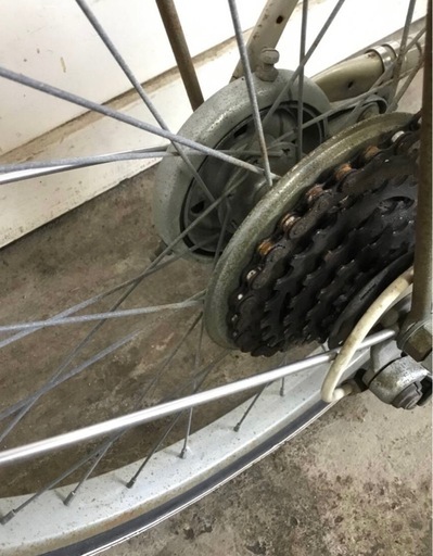 h-135△岐阜発/ レトロ/ ナショナル/ Jonny FF/ 20インチ/ 子供用自転車/ タイヤひび割れあり/ 走行確認/ 現状品/ s0.5/ R6.10/27 △