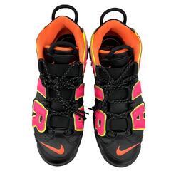 186000 現状品 NIKE ナイキ NIKE  Nike　Air More uptempo ナイキ　エア　モア　アップテンポ　 26 ブラック　蛍光ピンク メンズ [0000000000603]の画像