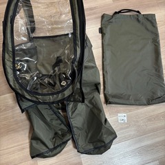 美品　ノロッカ　子ども前乗せ自転車　レインカバーの画像