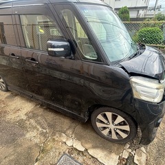 スペーシアカスタム　事故車　平成26年式　走行6.6万キロ　車検付きの画像