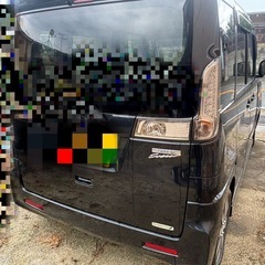 スペーシアカスタム　事故車　平成26年式　走行6.6万キロ　車検付きの画像