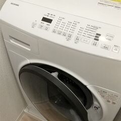 【2024年製】ドラム式洗濯機 アイリスオーヤマ CDK842-Wの画像