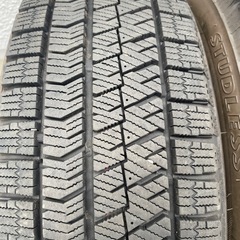 コンパクトカーに　175/65R14＆アルミホイール×4本セット　ブリヂストン・VRX 14インチ4穴マルチの画像