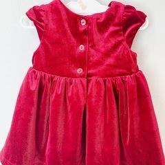 【Ｈ＆Ｍ】子供服 赤いドレスの画像