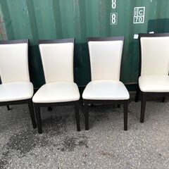 JM20307K) ニトリ ダイニングセット、椅子4個付き＜幅：約135cm 高さ：約70cm 奥行：約80cm＞中古品【取りに来られる方限定】　 -の画像
