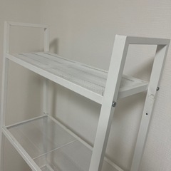 【引取り限定】LERBERG イケア　レールベリ シェルフ ユニット, ホワイトの画像