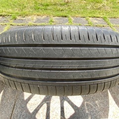 WORKS エモーション M8R 17インチアルミ　YOKOHAMA BluEarth GT 205/45R17 4本共 6部山の画像
