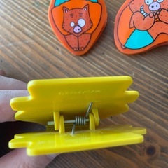 中古品　解決ゾロリ　クリップ3つセットの画像