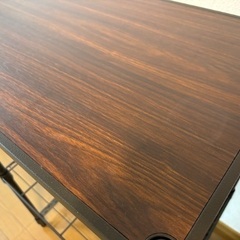 キッチンラック　黒　ユニットシェルフ　キッチン棚の画像