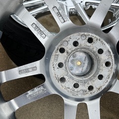 メッキホイール　17インチ 7J+50 5穴PCD114.3 4本セット　メーカーMEISTER ？？の画像
