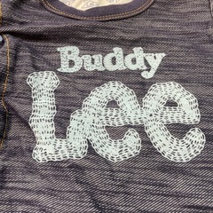 【50〜70】Buddy Lee デニムカラー ロンパース 長袖 冬物の画像