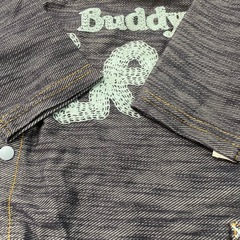【50〜70】Buddy Lee デニムカラー ロンパース 長袖 冬物の画像