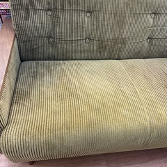 ☆ドリーム荒牧店☆ジモティー割引有☆【クリーニング済み】2Pソファー　グリーンの画像