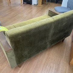 ☆ドリーム荒牧店☆ジモティー割引有☆【クリーニング済み】2Pソファー　グリーンの画像
