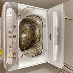 【洗濯機】Panasonic洗濯機　5kgの画像
