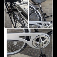 【中古自転車】ファミリーサイクル 26インチ　6段変速　mattia　ママチャリの画像