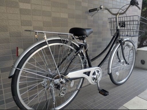 【中古自転車】ファミリーサイクル 26インチ　6段変速　mattia　ママチャリ