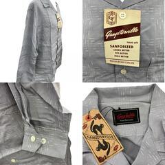 186000 現状品 GANGSTERVILLE ギャングスタービル シャツ　新品　定価29,480 グレー メンズ [0000000000635]の画像