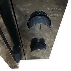 NITORI/ニトリ 電子レンジ シンプル家電 Nシンプル ブラック 700W 東日本専用 17L 札幌 東区 の画像