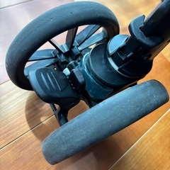 【コンビA型ベビーカー＆防寒用フットマフ】新生児〜3歳頃対象/エッグショック/折りたたみ可の画像