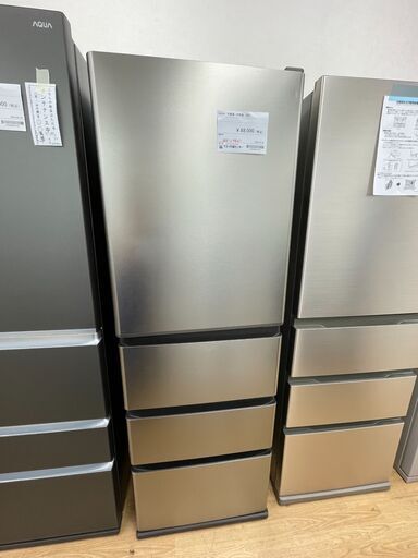 ★リユースのサカイ幸手店★SJ10646★ジモティ割あり★ AQR-V43R-S 冷蔵庫 AQUA 430L 25年製 動作確認／クリーニング済み