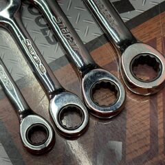【中古】スナップオン Snap-on OXIRM8/10/12/13 ショートギアレンチ 4点セット【ハンズクラフト佐賀】の画像