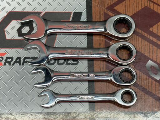 【中古】スナップオン Snap-on OXIRM8/10/12/13 ショートギアレンチ 4点セット【ハンズクラフト佐賀】