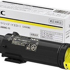 NEC カラーレーザープリンタ　ジャンク品　新品トナー付きの画像