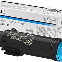 NEC カラーレーザープリンタ　ジャンク品　新品トナー付きの画像