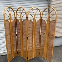 パーテンション　木製の画像