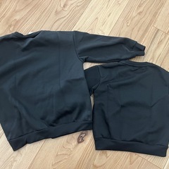SHEIN トレーナー 裏起毛　120cm 100cm セット リンク　ペアの画像