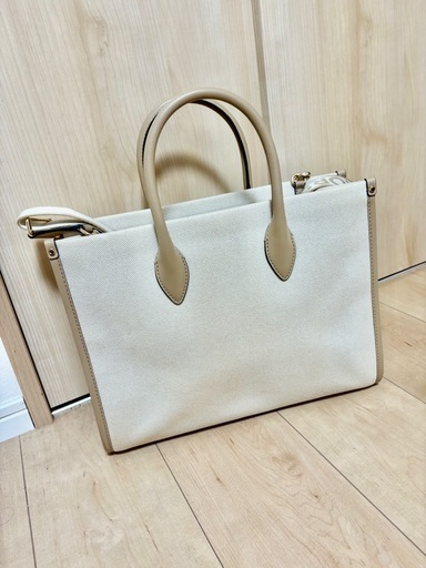 【超美品】マイケルコースキャンバストートバッグ
