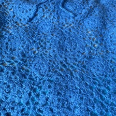 鍵編みアクリル製冬用スカート　9月のみお渡しの画像