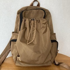 ビューティ&ユース ドロストポケットリュック ブラウンの画像