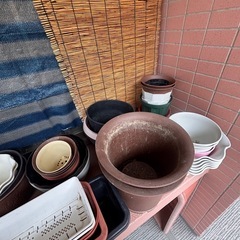 プランターや鉢　の画像