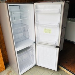 直接引き取り5,000円引き⭐︎大阪府下又は近郊は配送設置込み🉑 SHARP 271L 冷凍冷蔵庫 SJ-PD27C-T 2017年製/MPJ10-09の画像