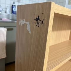 本棚 傷ありの画像