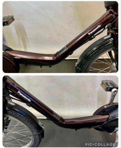 1年保証 送料無料　新型　パナソニック　ギュットミニ　茶色　電動アシスト自転車　g110