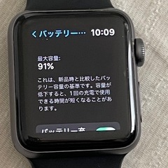 【箱付き・付属品全てあり】Apple Watch Series 3 GPSモデル 38mm スペースグレイの画像