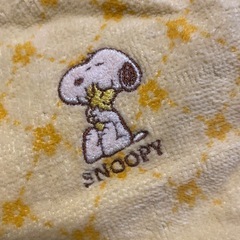 スヌーピーハンドタオルの画像