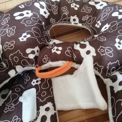 Buggy Snuggle　クマ　チャイルドシート　クッション　カバー リバーシブル　ベビーカー　ドーナツ枕の画像