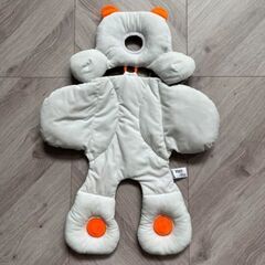 Buggy Snuggle　クマ　チャイルドシート　クッション　カバー リバーシブル　ベビーカー　ドーナツ枕の画像